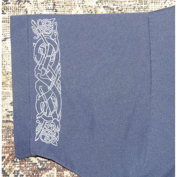 Vintage Pelvic Meatloaf Single Stitch Short Sleeve Navy Band Tee T-Shirt 3XL - Picture 4 of 8